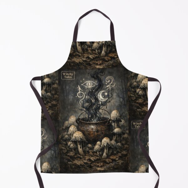 Item preview, Cauldron of the Ink-Caps - Botanical Witch designed and sold by bapupa.