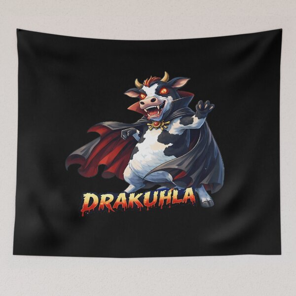 Item preview, Funny “Drakuhla” Dracula Vampire Illustration designed and sold by AuraloomAtelier.