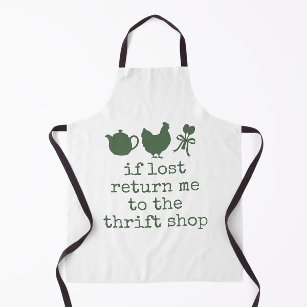 Item preview, Green If Lost Return Me to the Thrift Shop | Thrift Queen Quotes designed and sold by Fern and Quill.