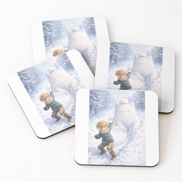 Item preview, Luca & Mog – Snowy Play designed and sold by bubuandfriends.