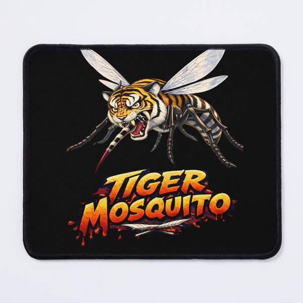 Item preview, Mutant Tiger Mosquito Horror Illustration designed and sold by AuraloomAtelier.