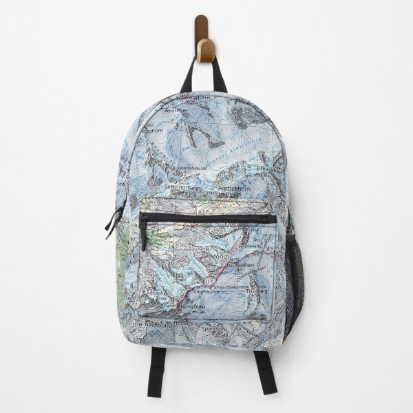 Item preview, Topographic map of the Aletsch Glacier designed and sold by Karol Majewski.