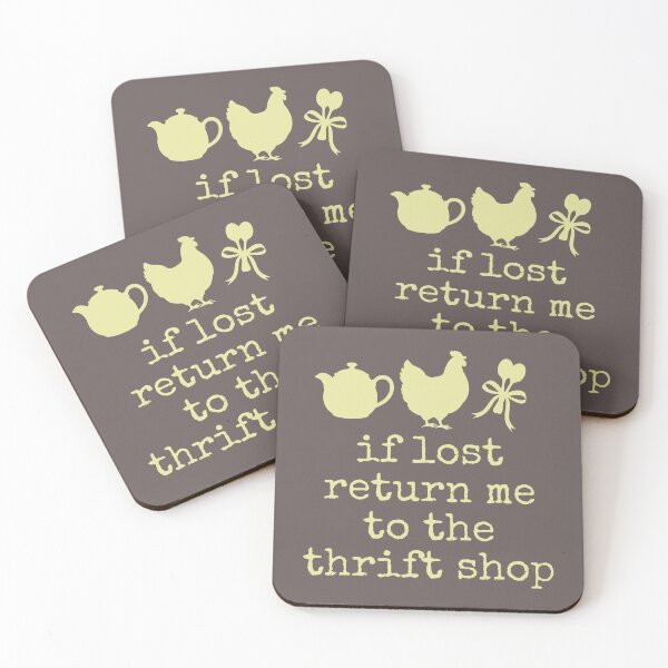 Item preview, If Lost Return Me to the Thrift Shop | Thrift Queen Quotes designed and sold by Fern and Quill.