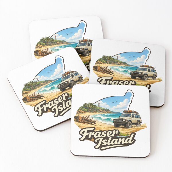 Item preview, Fraser Island 4wd Sticker designed and sold by benefitstickers.