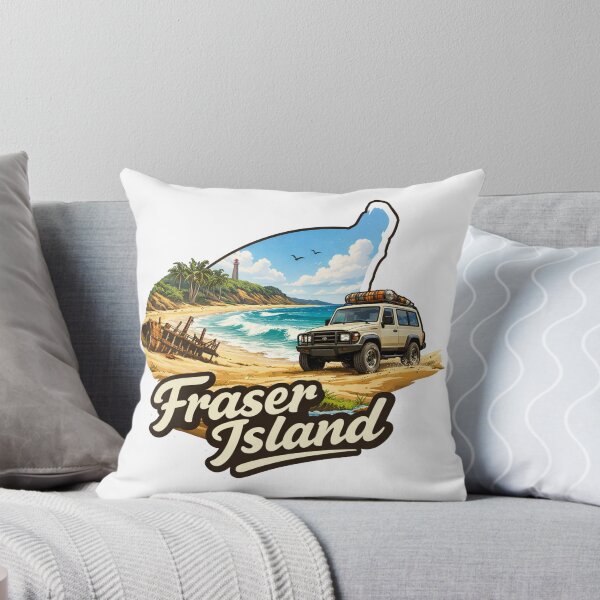 Item preview, Fraser Island 4wd Sticker designed and sold by travellingbogans.
