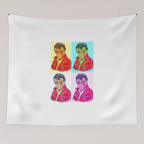 Item preview, Colour Chaos Multi Elvis designed and sold by SJHorsfall.