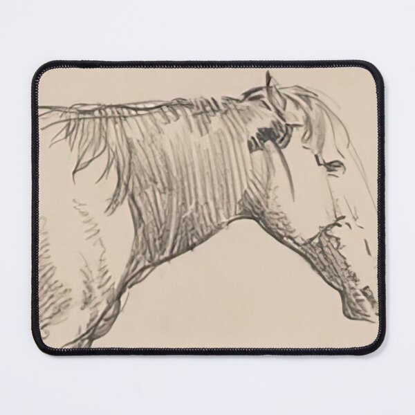 Item preview, New Upload - Maynard Dixon - Best Artist - Horse's Head, Glacier National Park, Montana, 1917 - Maynard Dixon designed and sold by MirandaZArt.
