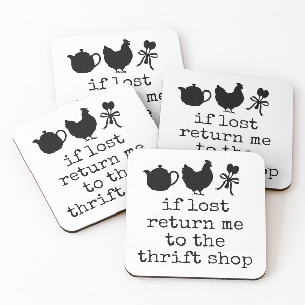 Item preview, If Lost Return Me to the Thrift Shop | Thrift Queen Quotes designed and sold by Fern and Quill.