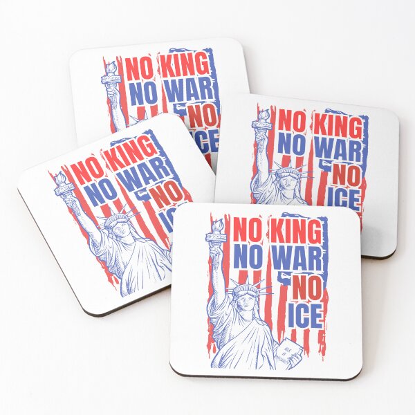 Item preview, No King No War No ICE designed and sold by Dondonmart.