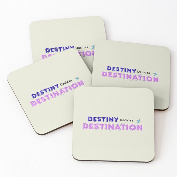 Item preview, Destiny Decides Destination  Travel Quote Typography designed and sold by digitalvibe4u.