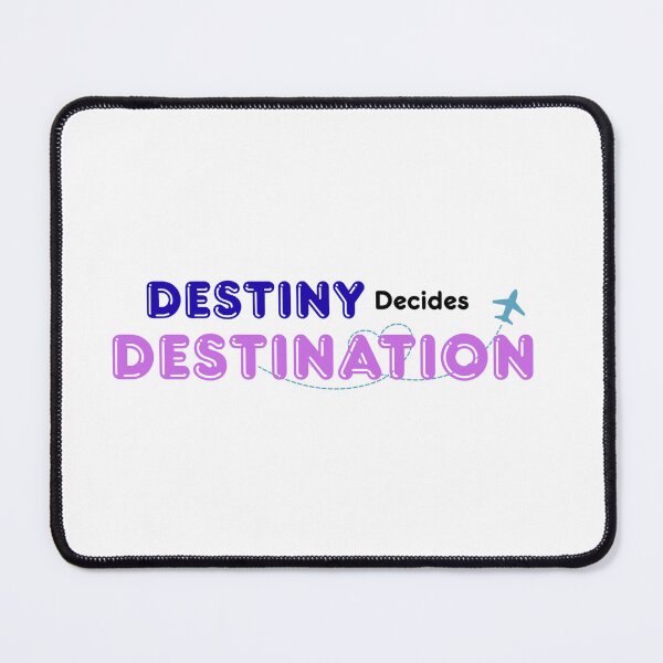 Item preview, Destiny Decides Destination Travel Quote Typography designed and sold by digitalvibe4u.
