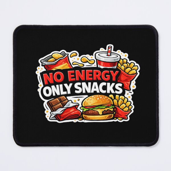 Item preview, No Energy Only Snacks Funny Food Lover Design designed and sold by Timeless Junction.