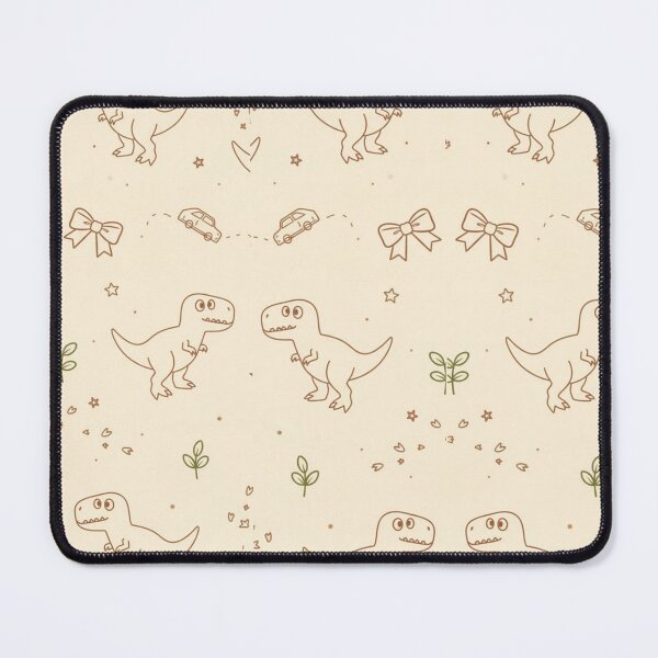 Item preview, Cute Dinosaur Pattern – Minimal Kawaii Dino Seamless Design designed and sold by KomoFrames.