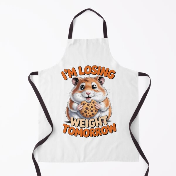 Item preview, I’ll Lose Weight Tomorrow – Funny Hamster Cookie Diet Design designed and sold by Art-Arcade6.