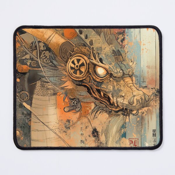 Item preview, Steampunk Dragon designed and sold by Sanctus Digital Art.
