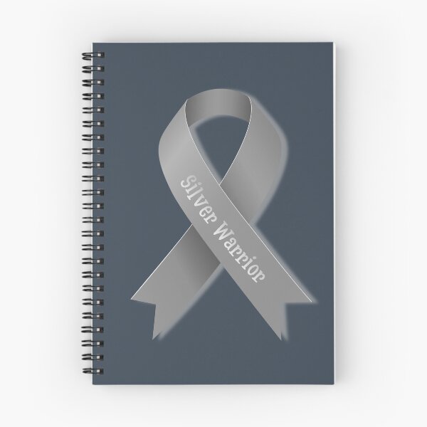 Item preview, Silver Warrior Ribbon – Schizophrenia Awareness Strength Symbol designed and sold by Ivy-Triggs.