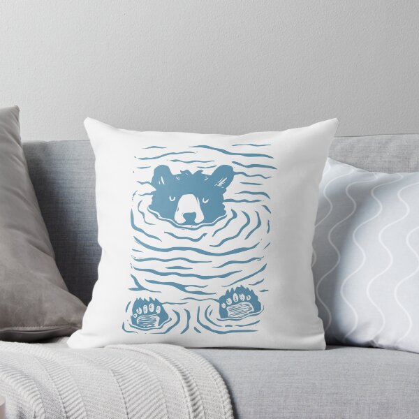 Item preview, bear linocut designed and sold by zainab hussain.