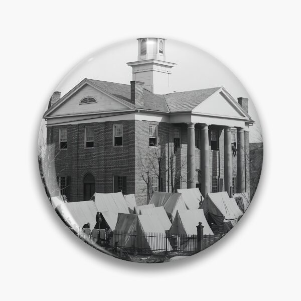 Item preview, Civil War Oxford Mississippi Courthouse Military Camp Photograph designed and sold by TheSoulOfArt.