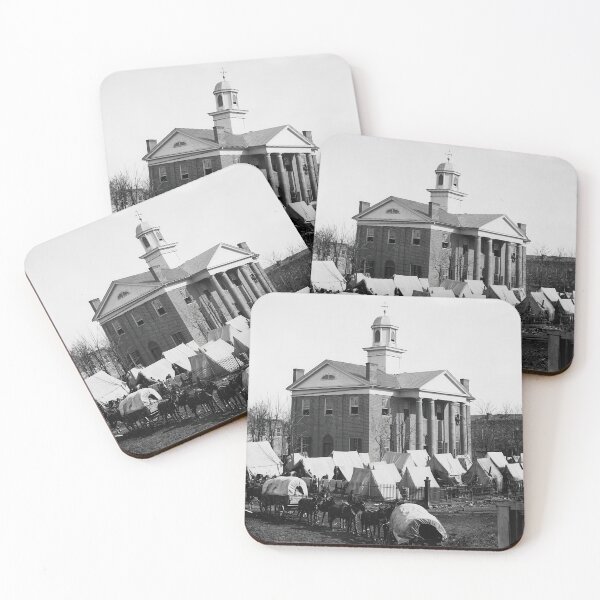 Item preview, Civil War Oxford Mississippi Courthouse Military Camp Photograph designed and sold by TheSoulOfArt.