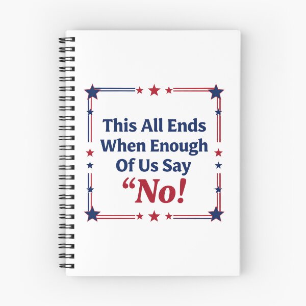 Item preview, This All Ends When Enough Of Us Say No Stand Together Now designed and sold by SkeletonsDanger.