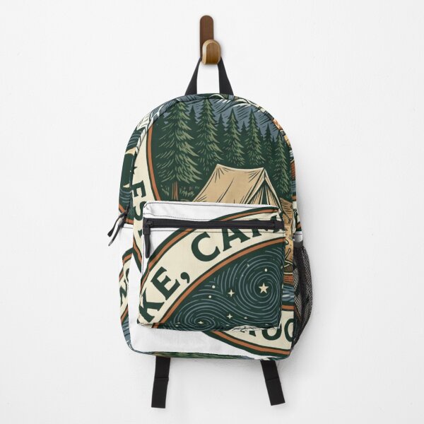 Item preview, Vintage Rocky Mountains Hike Camp Explore Emblem Design designed and sold by EverBranz-stor.