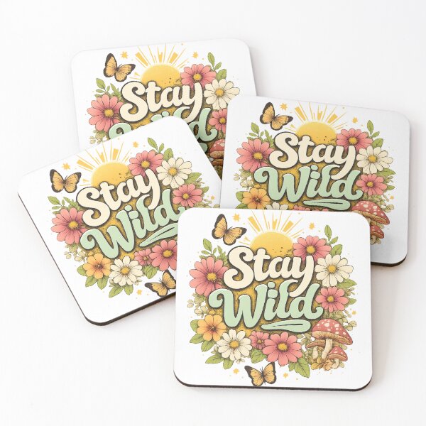 Artikelvorschau, Stay Wild Floral Design entworfen und verkauft von EchosAndInk.