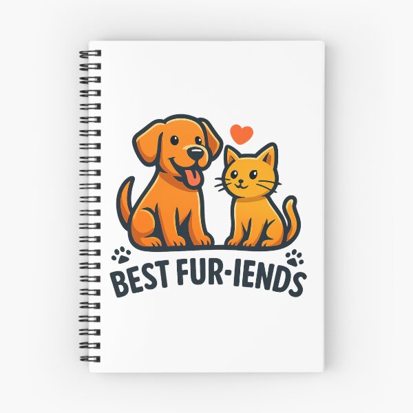 Item preview, Best Fur-iends Dog & Cat Logo – Cute Pet Duo Design designed and sold by OwnYourMood.