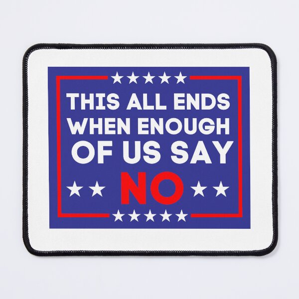 Item preview, This All Ends When Enough Of Us Say No Raise Your Voice designed and sold by SkeletonsDanger.
