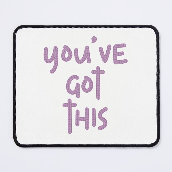 Item preview, You’ve Got This Knitted Lettering Motivational Quote designed and sold by winterpumpkin.