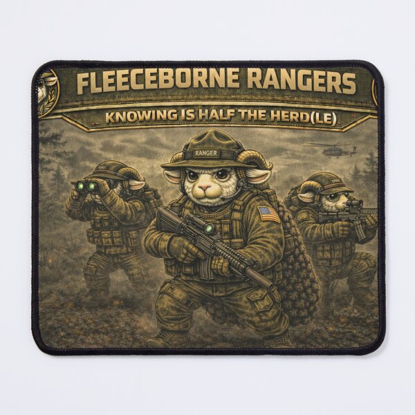 Item preview, Fleeceborne Rangers – Sheep-I Joe Forest Patrol Parody designed and sold by Thpoar.
