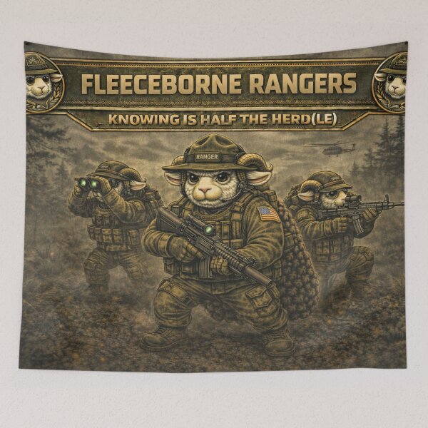 Item preview, Fleeceborne Rangers – Sheep-I Joe Forest Patrol Parody designed and sold by Thpoar.