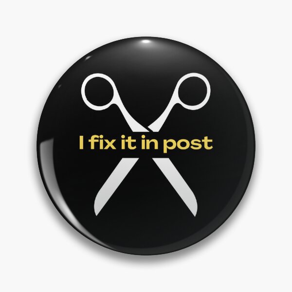 Item preview, I Fix It in Post Editor Quote – White Version designed and sold by jkleditor.