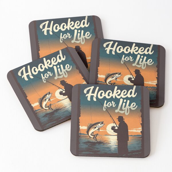 Item preview, Hooked for Life - Vintage Fishing Adventure designed and sold by HALYNA070824.