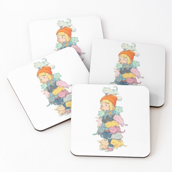 Item preview, Too Many Cats – Colorful Cat Stack Girl Aesthetic designed and sold by Moody Vibes Studio.
