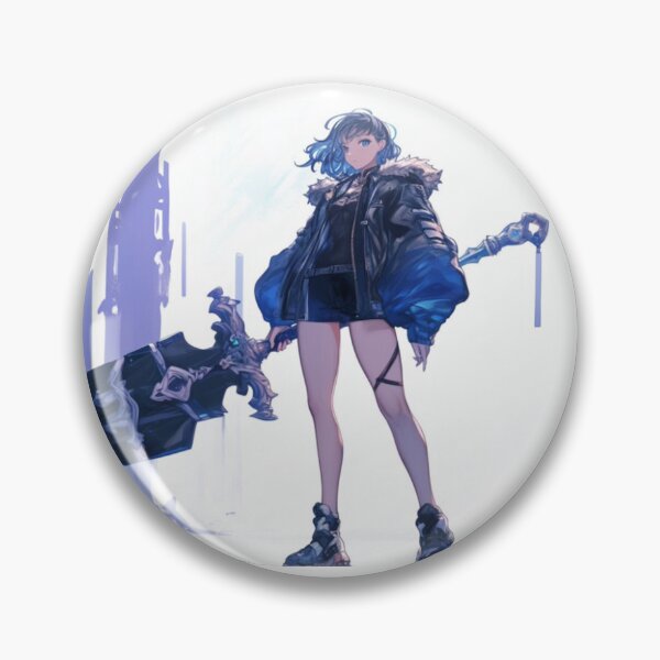 Item preview, Anime Sword Girl – Minimalist Fantasy Warrior designed and sold by EchoWave11.