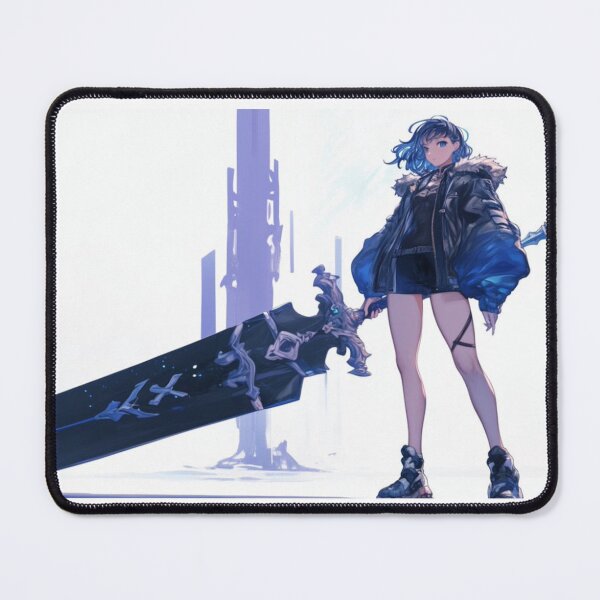 Item preview, Anime Sword Girl – Minimalist Fantasy Warrior designed and sold by EchoWave11.