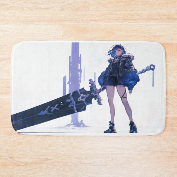Item preview, Anime Sword Girl – Minimalist Fantasy Warrior designed and sold by EchoWave11.