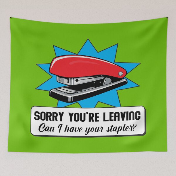 Item preview, Funny Sorry You're Leaving Retirement Stapler Work Colleague designed and sold by CreativeBridge.