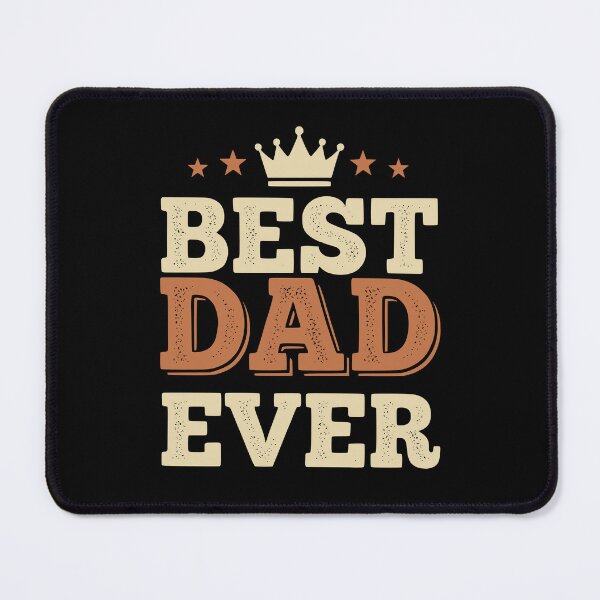 Item preview, Vintage Best Dad Ever Crown Retro Typography designed and sold by Imaginationbeyond.