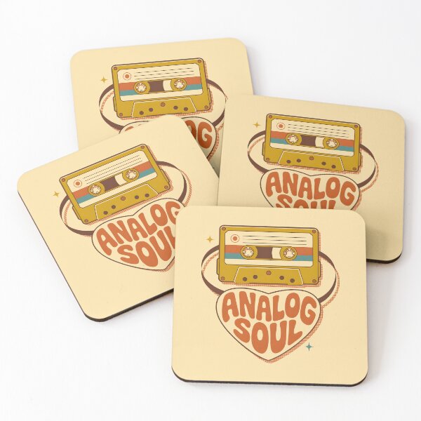 Item preview, Analog Soul Retro Cassette Tape 70s Heart designed and sold by SplashTastic.