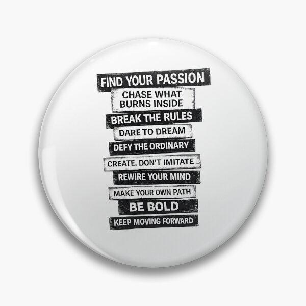 Item preview, Find Your Passion Bold Motivational Typography Quote designed and sold by CristalineDart.