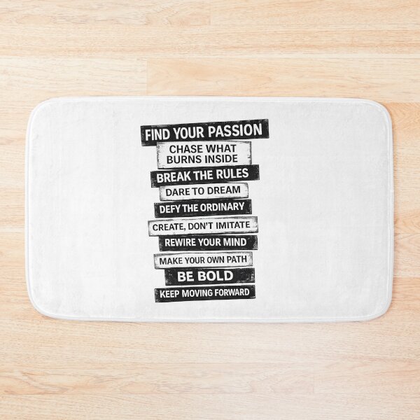 Item preview, Find Your Passion Bold Motivational Typography Quote designed and sold by CristalineDart.