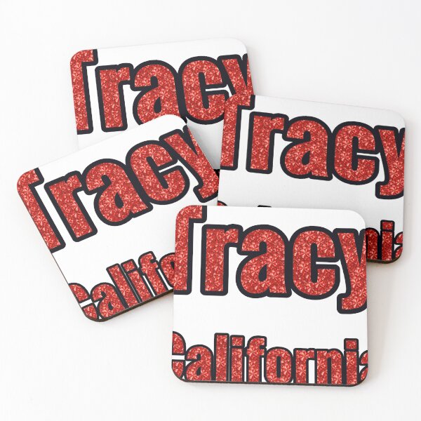 Item preview, Tracy California City Name With Red Rhinestone designed and sold by TheIconSmith.
