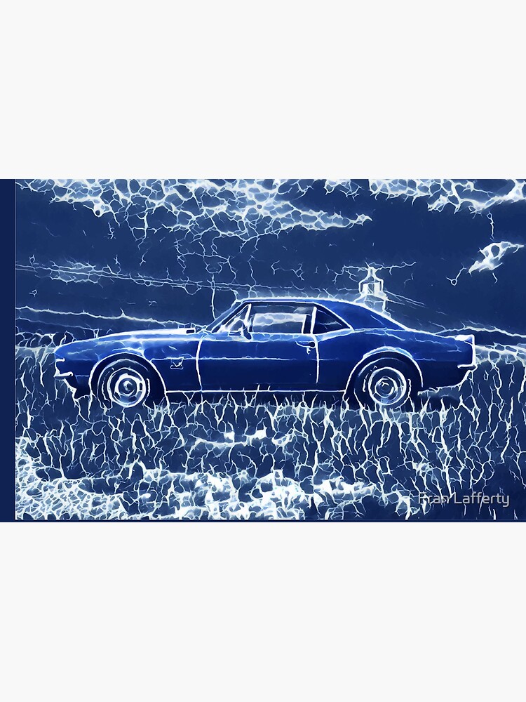 1967 Chevrolet Camaro SS Blue Electric by FranLafferty