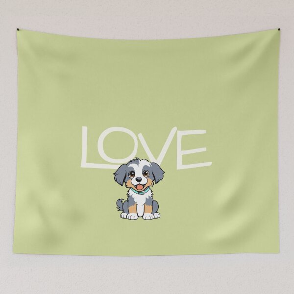 Item preview, Love dogs -  Smiling Sam designed and sold by Teacuppupdesign.