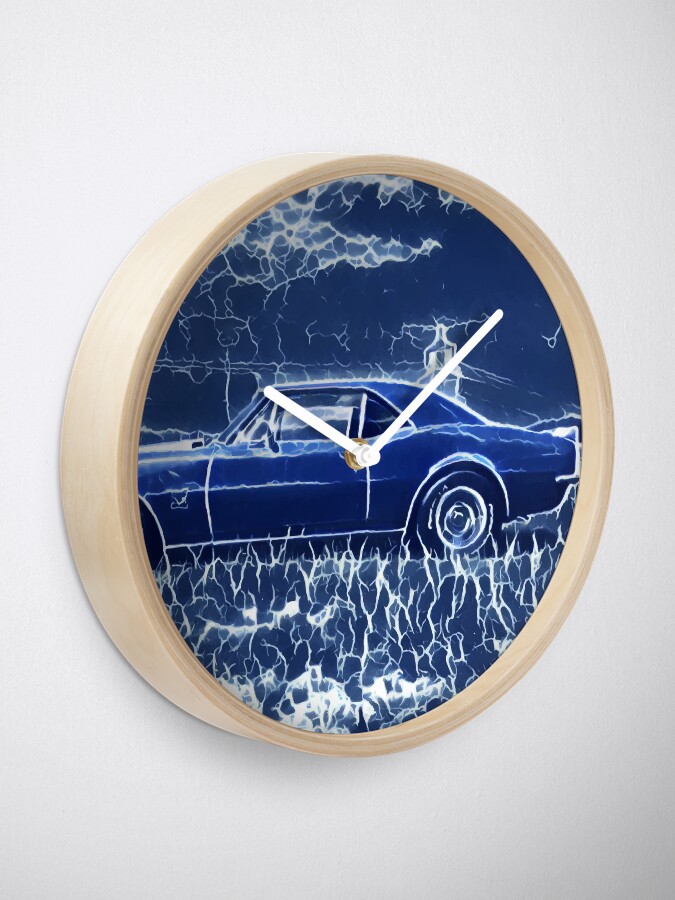 Alternate view of 1967 Chevrolet Camaro SS Blue Electric Clock