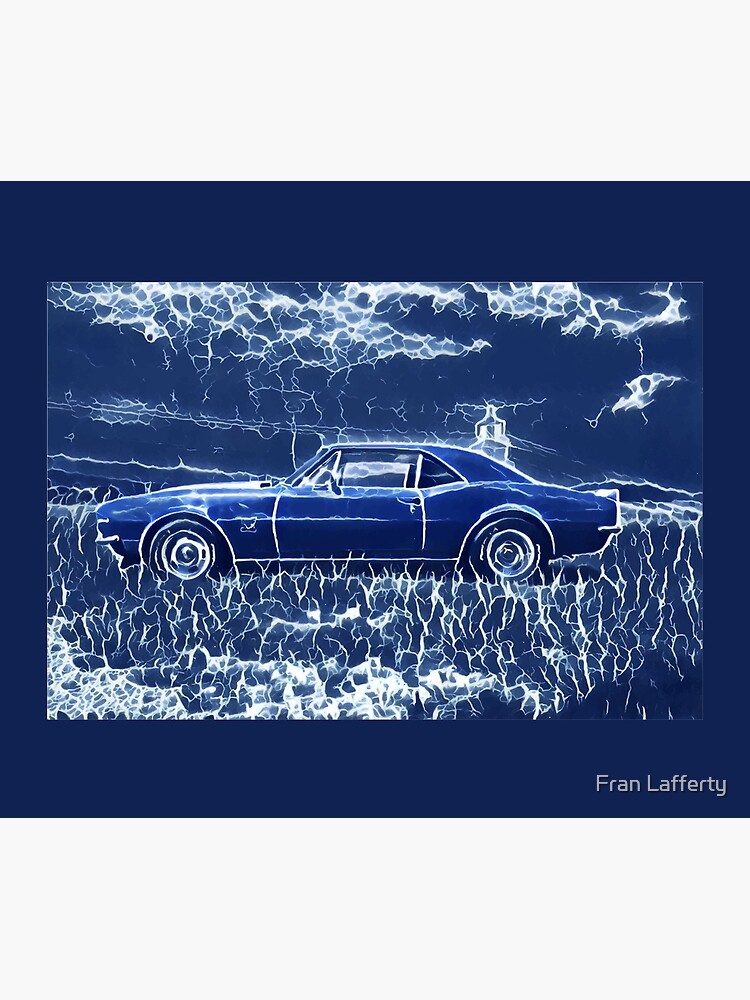1967 Chevrolet Camaro SS Blue Electric by FranLafferty