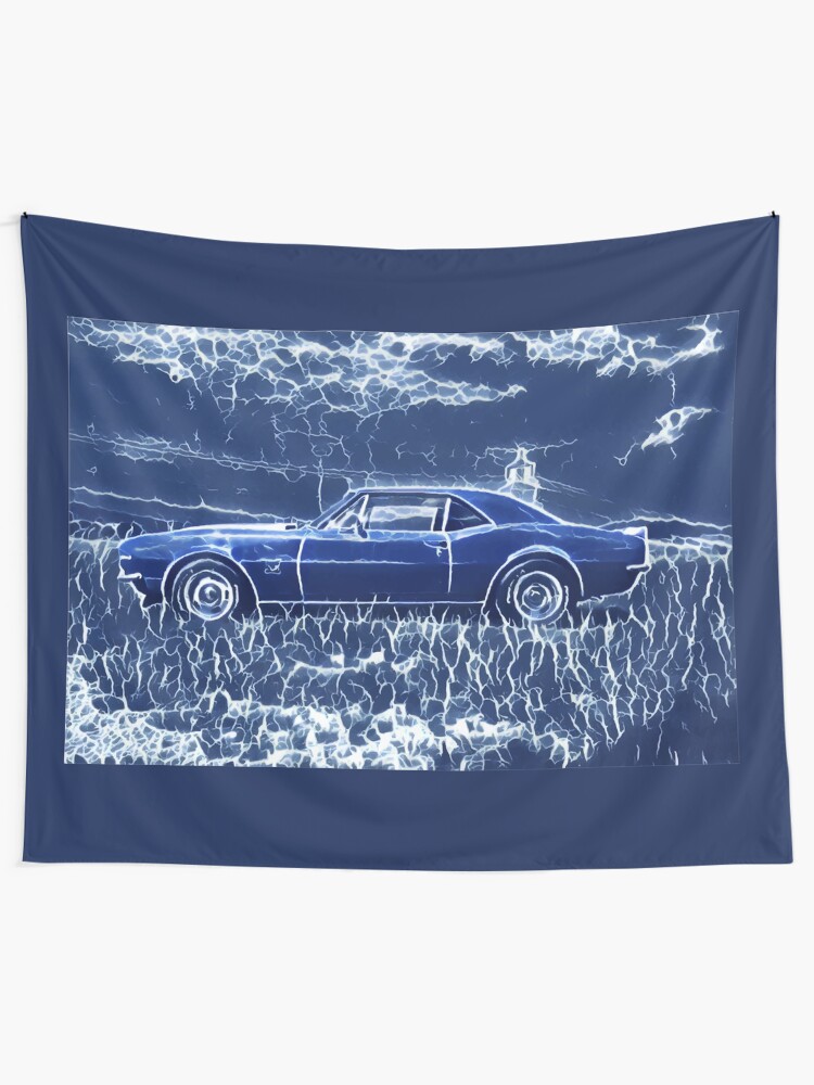 Alternate view of 1967 Chevrolet Camaro SS Blue Electric Tapestry