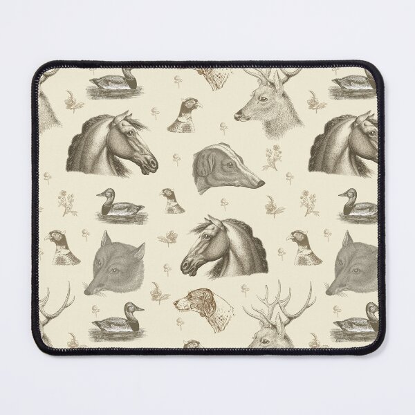 Item preview, Elegant Vintage Beige Horse English Country Hunting Game designed and sold by tanjica.