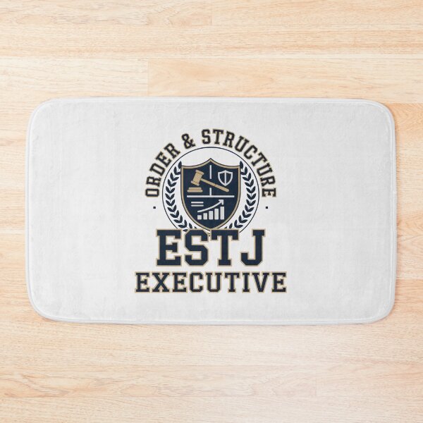 Item preview, ESTJ Executive Order and Structure Varsity Badge designed and sold by SplashTastic.